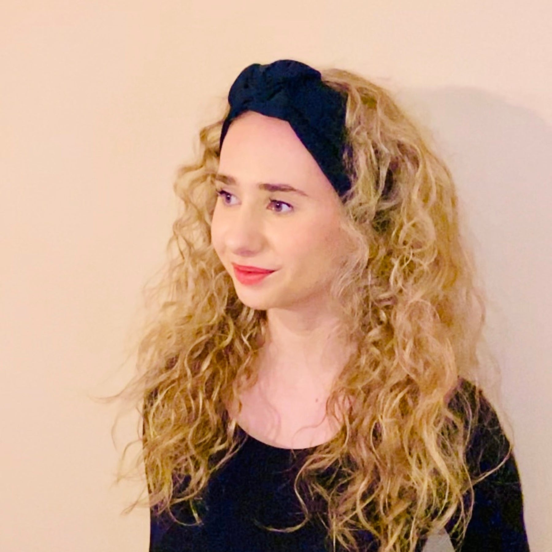 Bandeau cheveux femme écru - accessoire tendance