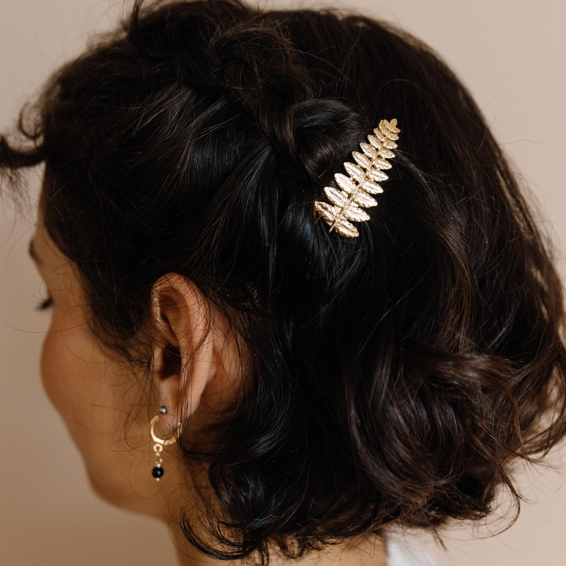 Petite barrette doree Hermione